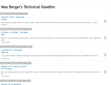Tablet Screenshot of blog.max.berger.name