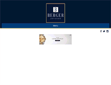 Tablet Screenshot of berger.com.mx