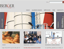 Tablet Screenshot of berger.com.uy