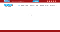 Desktop Screenshot of berger.com.pk