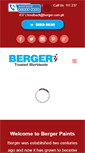 Mobile Screenshot of berger.com.pk